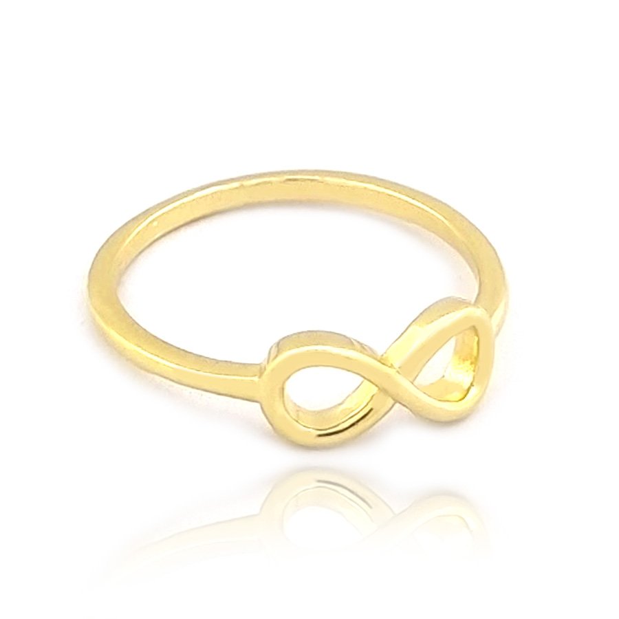 ANEL COM SÍMBOLO DO INFINITO LISO
