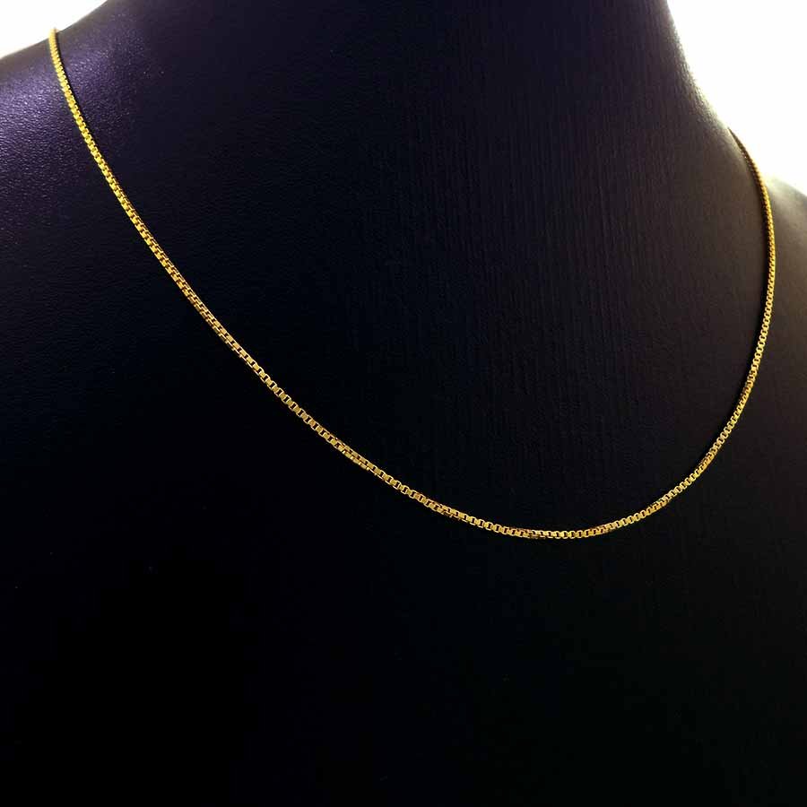 CORRENTE FEMININA FIO ITALIANO 1,2MM 60CM