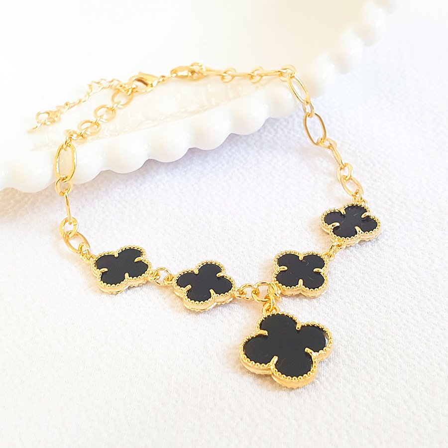 PULSEIRA FEMININA COM CINCO TREVOS