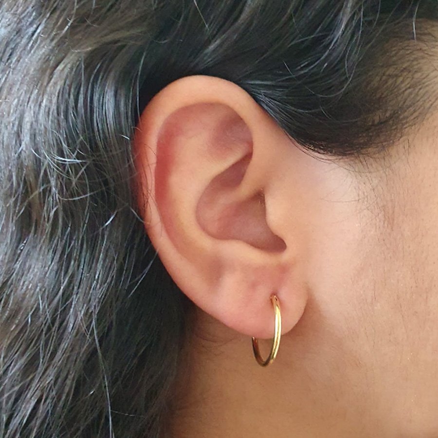 BRINCO DE ARGOLA LISA 1,5MM 1,7CM