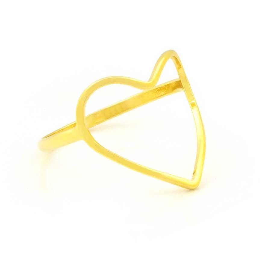 ANEL FIO DE CORAÇÃO VAZADO