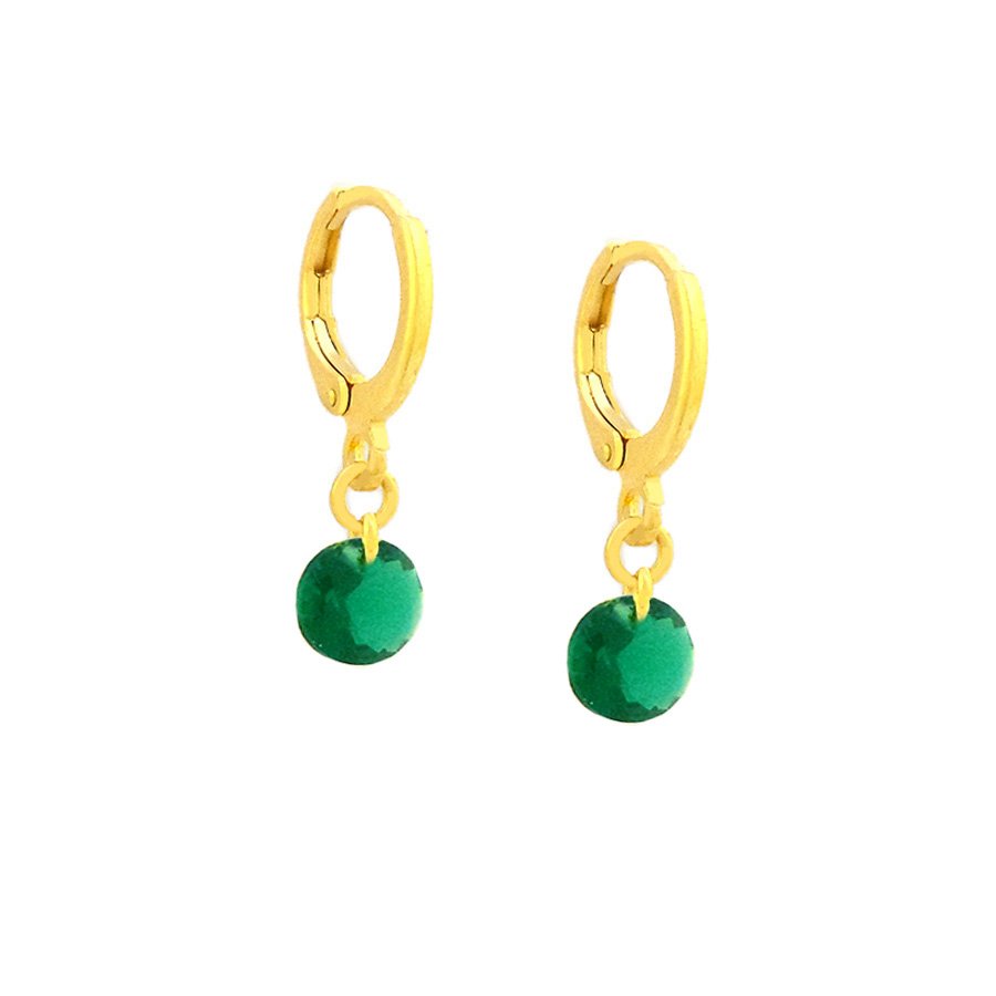 BRINCO ARGOLA COM UMA ZIRCÔNIA