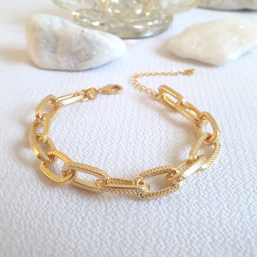 PULSEIRA FEMININA ELOS DIAMANTADOS