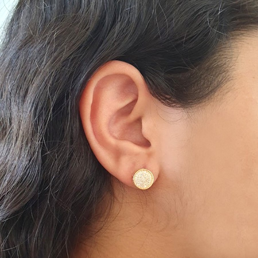 BRINCO CRAVEJADO COM ZIRCÔNIAS - GRANDE