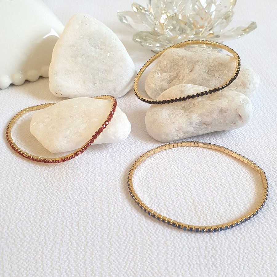 PULSEIRA FEMININA REGULÁVEL COM STRASS