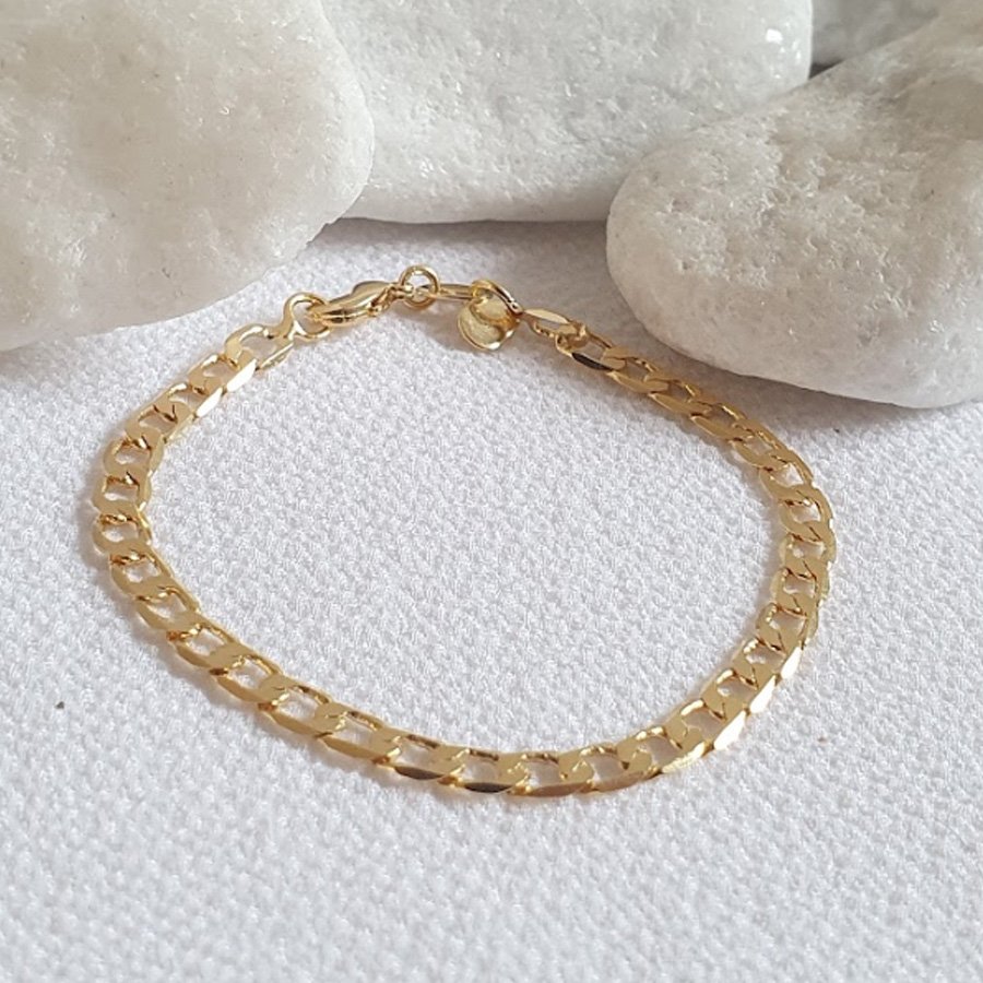 PULSEIRA INFANTIL DIAMANTADA 4MM 14,5CM