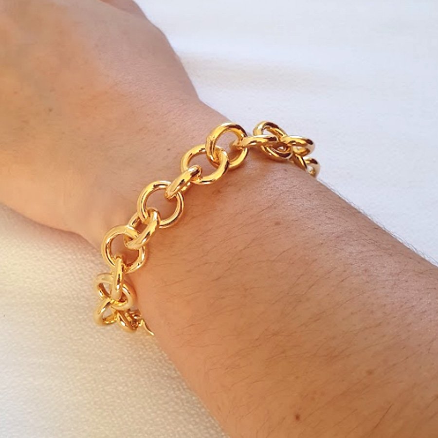 PULSEIRA FEMININA ELOS REDONDOS LISO