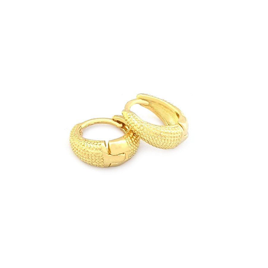 BRINCO DE ARGOLA COM BOLINHAS