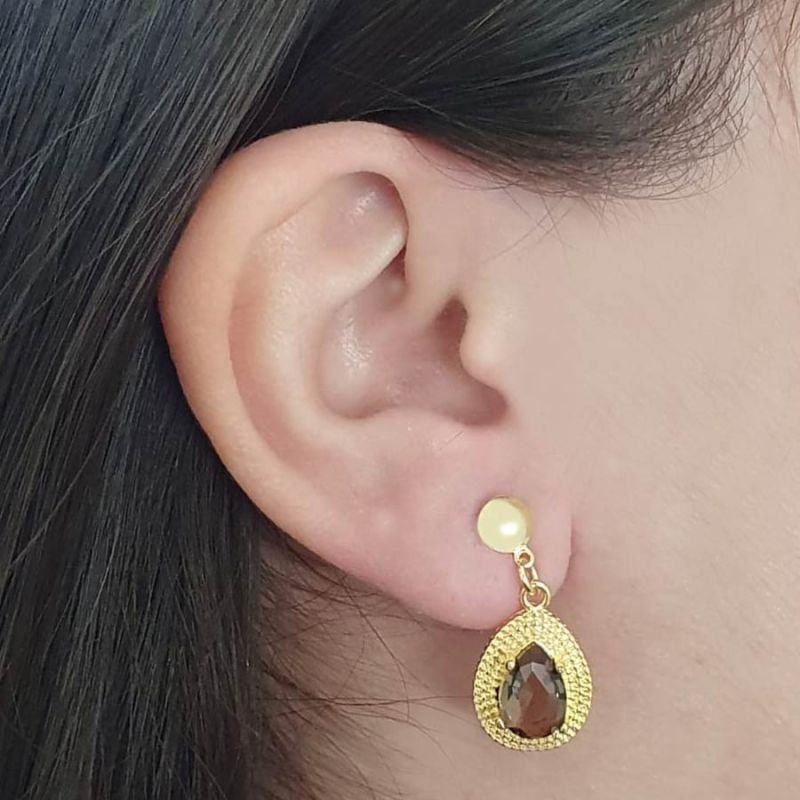 BRINCO COM GOTA DE ZIRCÔNIA