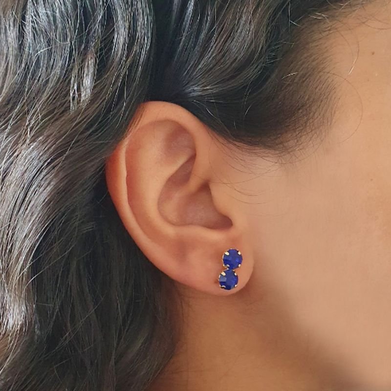 BRINCO DOIS STRASS COLORIDOS