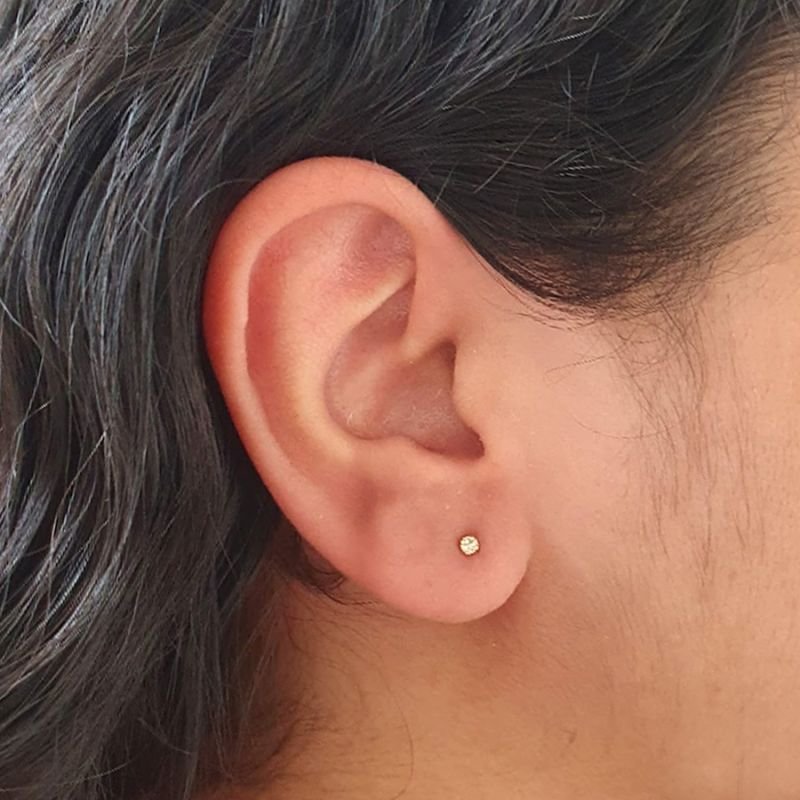 BRINCO INFANTIL COM PEDRINHA DE STRASS FURTA COR