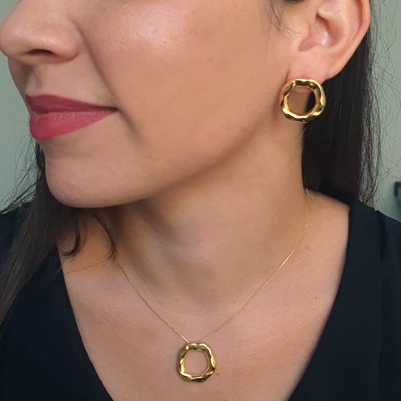 CONJUNTO FIO ITALIANO COM REDONDO TRABALHADO