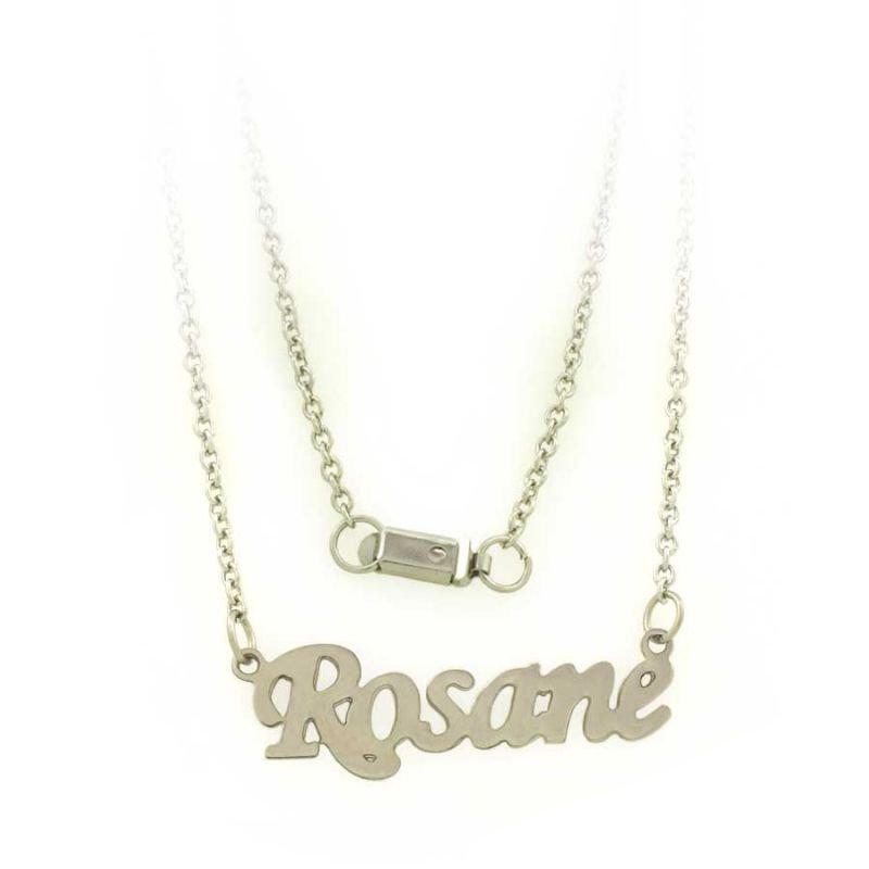 CORRENTE AÇO INOX FEMININA VÁRIOS NOMES