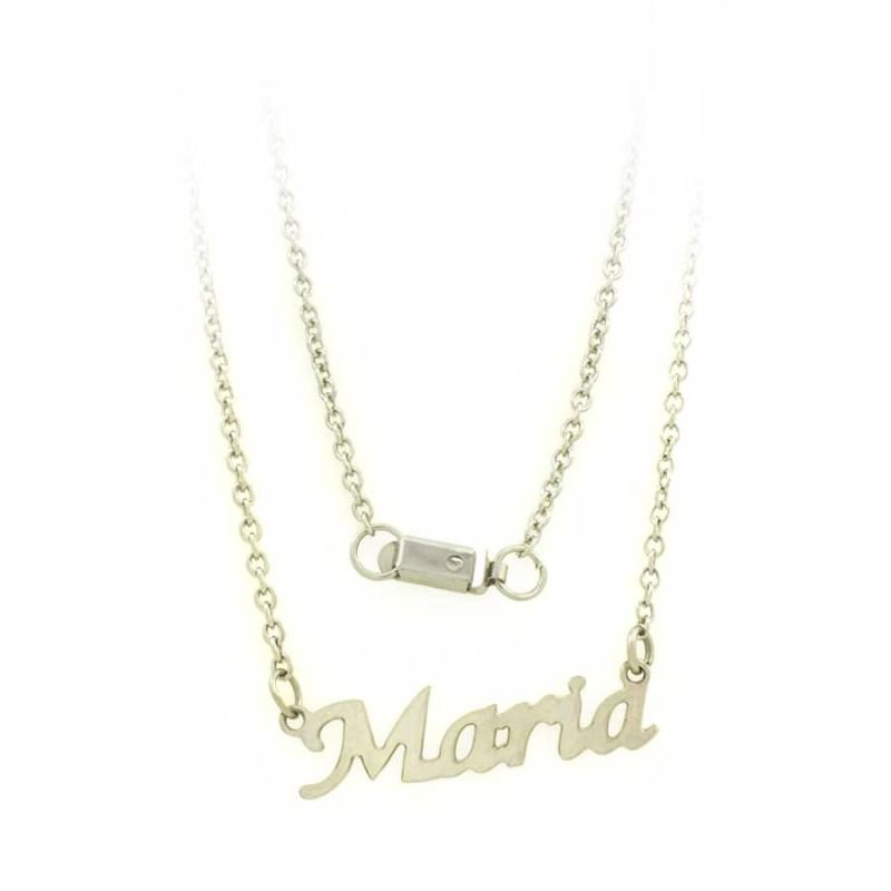 CORRENTE AÇO INOX FEMININA VÁRIOS NOMES