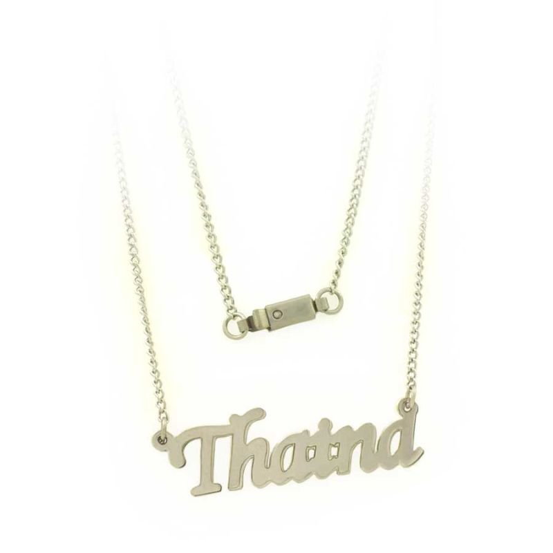 CORRENTE AÇO INOX FEMININA VÁRIOS NOMES