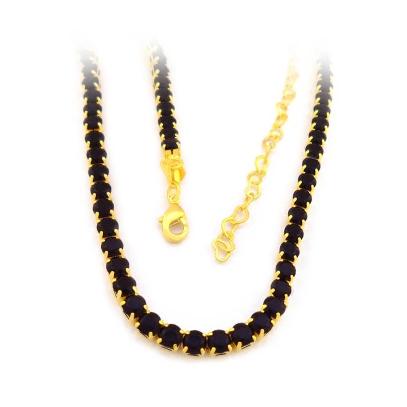 CORRENTE FEMININA CHOKER MALHA DE ZIRCÔNIA COLORIDA