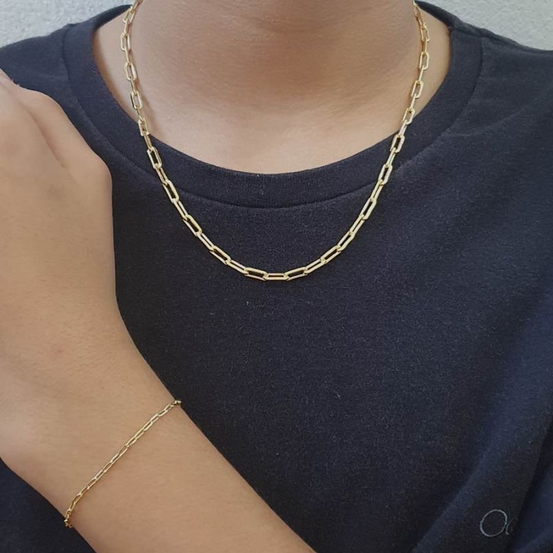 CORRENTE MASCULINA CARTIER 4MM 45CM