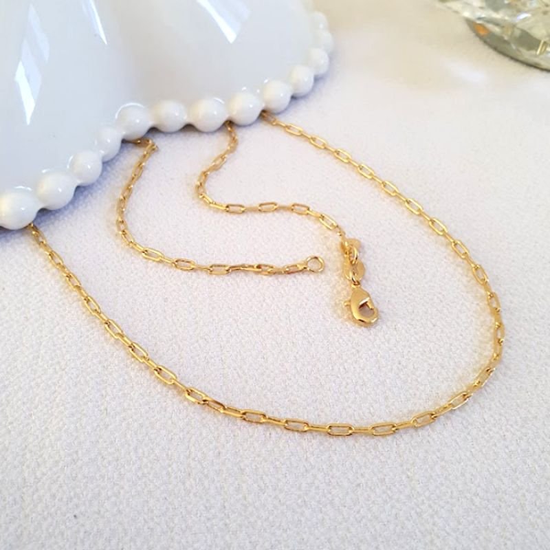 CORRENTE MASCULINA CARTIER FININHA 2MM 60CM