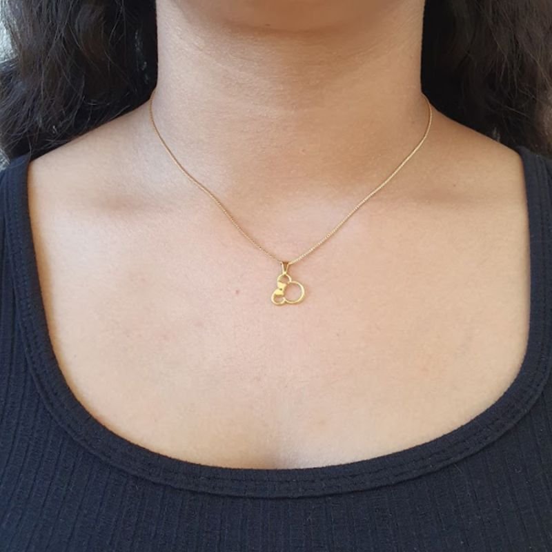 PINGENTE MINNIE VAZADO