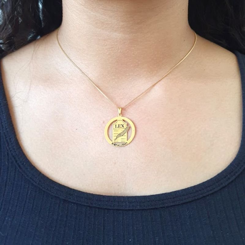 PINGENTE PROFISSÃO JORNALISMO