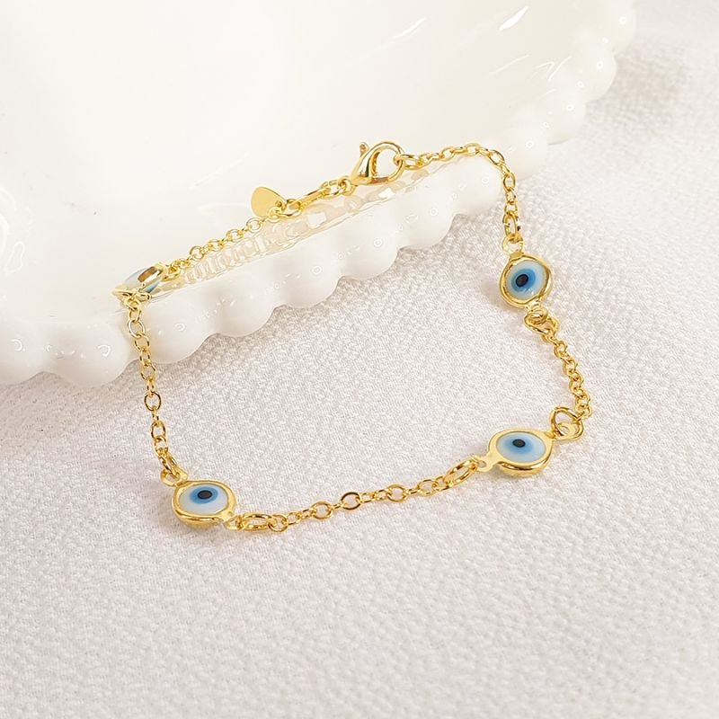 PULSEIRA FEMININA COM QUATRO OLHO GREGO