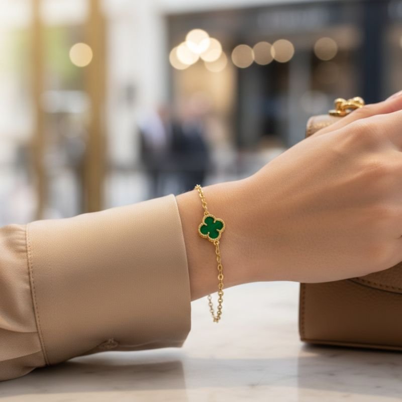 PULSEIRA FEMININA COM TREVO