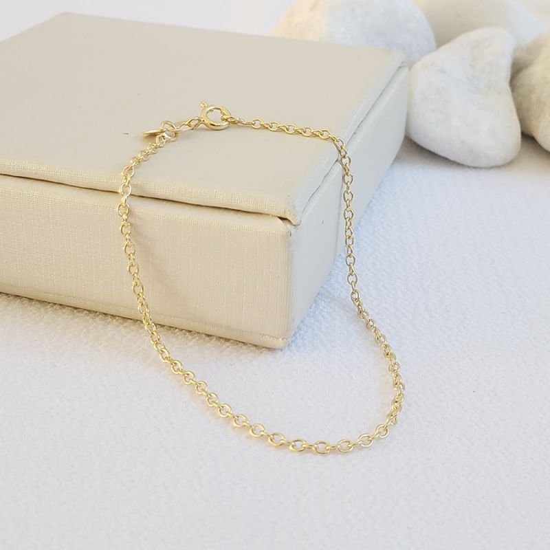 PULSEIRA FEMININA ELOS CRUTO 2MM 19CM