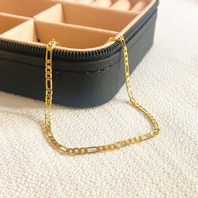 PULSEIRA MASCULINA 3X1 ACHATADA 2,5MM 19CM